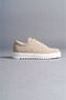 Slw152 cool lace-up suede men's daily sport classic shoe sbt - cream - 4