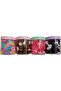 SUFY Mini Hair Ties Set, 100+ Pieces, Multi-Color Pack with Storage Jars, Brown Black White Pink - 3