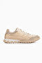 Leen Beige Parachute Fabric Women's Sneakers - 2