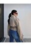 Stand-Up Collar Short Trench Coat Jacket - 5
