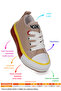 Tinna Lace-Up Baby Boy Linen Sneakers - 2