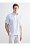 Esvab • Modern & Distinctive Standard Fit Short Sleeve Striped Men's Shirt