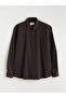 Regular Fit Long Sleeve Dobby Men's Shirt - 5
