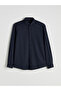 Regular Fit Long Sleeve Striped Men's Shirt - 5