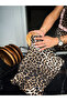 Leopard Linen Frilly Dishcloth - 3
