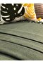Multicolor Hand-Tied Khaki Green Sofa Cover, Multi-Purpose Cover, Piqué 180 X 200 CM - 5