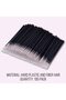100 Pack Disposable Ultra-fine Eyeliner Brush Applicator - 6