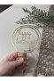 Happy Birthday Cake Topper Cake Toothpick Mirror Plexiglass