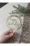 Happy Birthday Cake Topper Cake Toothpick Mirror Plexiglass - 2