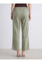 Lcw Comfort Khaki Women's Elastic Waist Textured Pants - 4