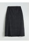 Özmarka New Season Elastic Waist Patterned Skirt - 6