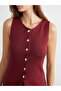 Esvab • Modern & Distinctive Zero Roba Collar Women's Knitwear Vest - 4