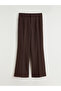 Gi̇yçık Store Den Brown Slim Fit İ Flared Adın Pants - 5