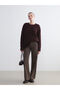 Esvab • Modern & Distinctive Zero Roba Collar Women's Knitwear Sweater - 3