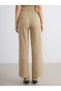 Vizyon New Season Elastic Waist Textured Women's Trousers - 4