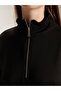 Alita City Lcw Comfort Black Interlock Plain Sweatshirt with a Difference - 6