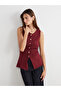Esvab • Modern & Distinctive Zero Roba Collar Women's Knitwear Vest - 2
