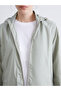 Green Hooded Women's Raincoat - 6