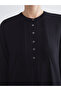 Hakim Collar Button Detailed Long Dress (W5) - 4