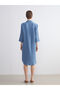 Nevavm Textured Muslin Shirt Dress with a Difference - 5