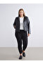 Black Slim Fit Women's Jean Trousers from Plus-Store - 2