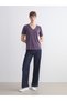 Peak New Season V-Neck Modal Blended Women's T-Shirt - 4