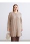 Alita City Lcw Grace Brown Judge Collar Women's Shirt Tunic with a Difference - 4