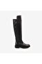 Women's Genuine Leather Over-The-Knee Black Boots