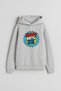 Birthday Printed Boys Girls Children's Grey Hooded Hoodie Sweatshirt Hoodie