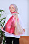 Modern Flower Patterned Digital Soft Shawl - 6