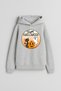 Halloween Halloween Printed Boys Girls Children Gray Hooded Hoodie Sweatshirt Hoodie