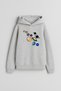 Planets Printed Boys Girls Children Gray Hooded Hoodie Sweatshirt Hoodie