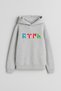 Azerbaijan Go Turkic Turkish Written Printed Boys Girls Children Gray Hooded Hoodie Sweatshirt Hoodie