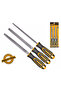 3 PCS STEEL FILE SET HKTFS1308 - High-Quality 3-Piece Steel File Set for Precision Filing, Dur - 2