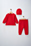 Bereli 3 Piece Organic Cotton Flexible Baby Set - 2