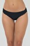 Women's Lace Detailed Thin Striped Panties 5 Pieces