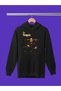 The Penguin Printed Cotton Long Sleeve Ribbed 3-Ply Hooded Sweatshirt