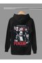 The Penguin Printed Cotton Long Sleeve Ribbed 3-Ply Hooded Sweatshirt
