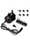 Universal AC And DC Adapter With Tip Black
