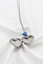 Evil Eye Openable Stainless Steel Heart Chain Bijouterie Necklace, Gift Necklace - 6