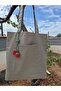 Aqua Green, Amigurumi Strawberry Accessory Canvas Bag with Pocket