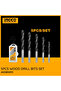 5 PCS Wood Drill Bits Set AKDB5055 High-Performance Professional Drill Bits for Woodworking, C - 4