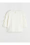 Yellow Crew Neck Textured Blouse from Plus-Store - 8
