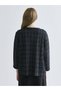Two Mt Shop Quality Lcw Grace Black Jacquard Plaid Women's Cardigan - 4