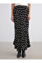 Polka Dot Skirt with Elastic Waist - 2