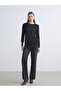 Esvab • Modern & Distinctive Zero Roba Collar Striped Women's Knitwear Sweater - 4