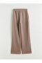 Two Mt Shop Quality Lcw Vision Brown Interlock Plain Standard & Regular Women's Sweatpants - 6