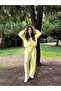 Women's Yellow Tracksuit Set-T1319 - 3