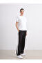 Black Elastic Waist Women's Trousers - 4