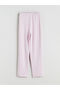 Two Mt Shop Quality Lcw Vision Pink Interlock Plain Standard & Regular Women's Sweatpants - 6